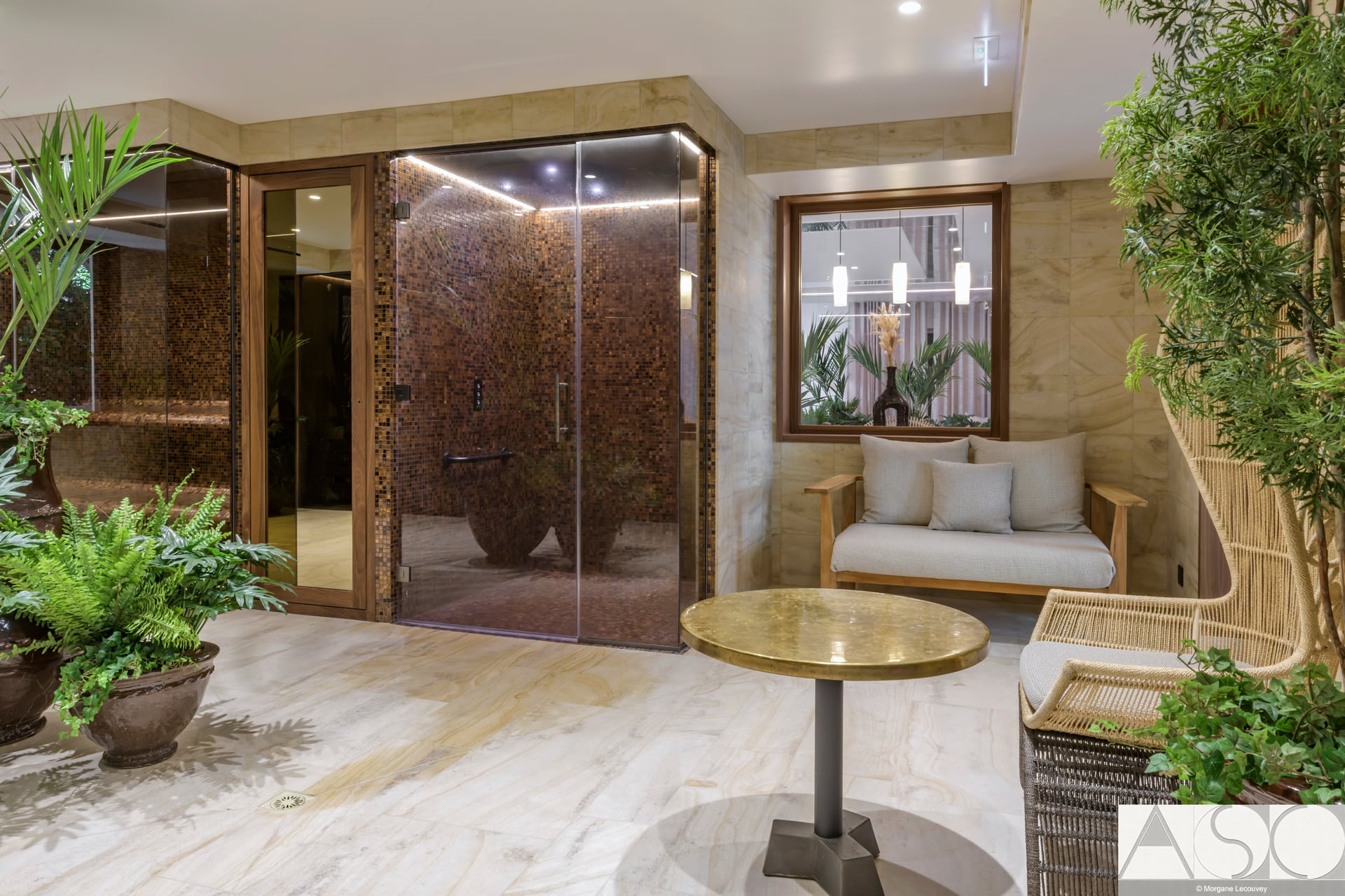 Après travaux — Réaménagement d'un Espace Spa — Hôtellerie (Vue 16)