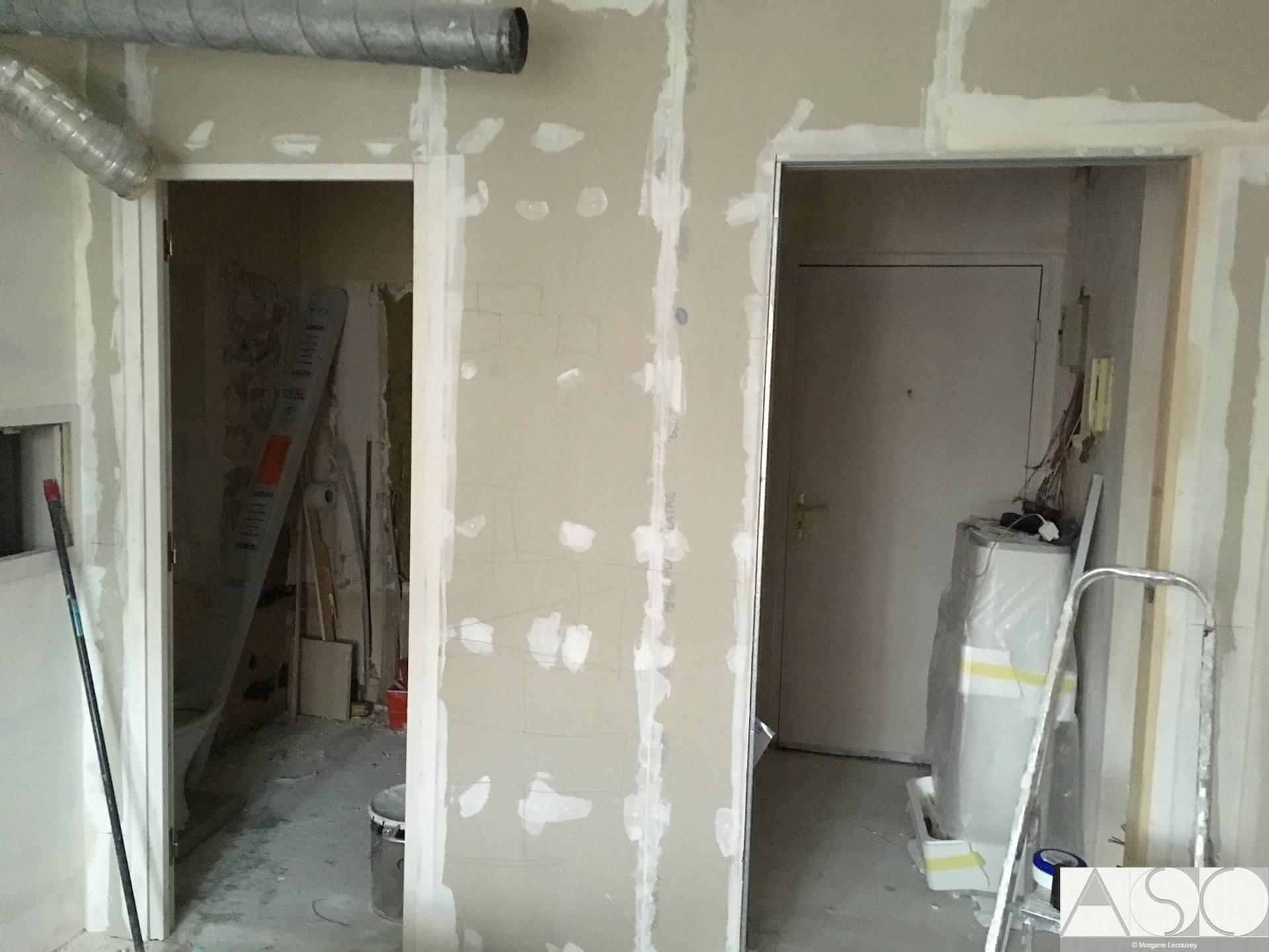 Avant travaux — Paris : Rénovation et Agencement d'un Studio de 19 m²