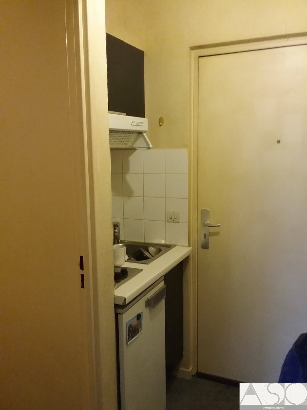 Avant travaux — Paris : Rénovation et Agencement d'un Studio de 19 m²