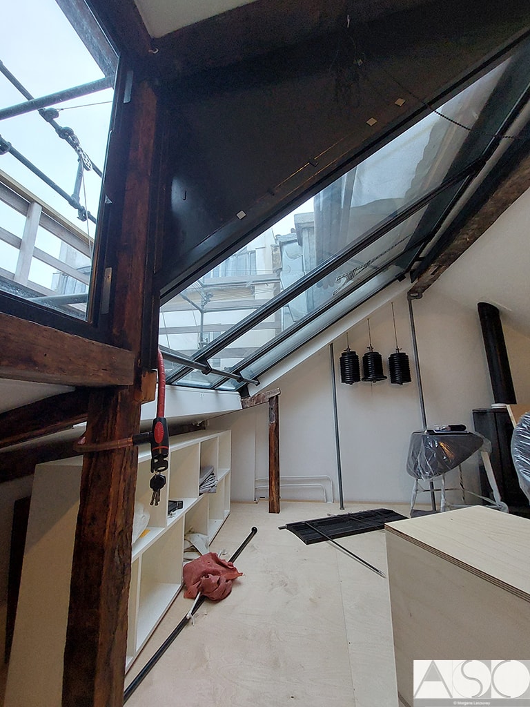 Avant travaux — Création d'une terrasse tropézienne dans un appartement à Paris