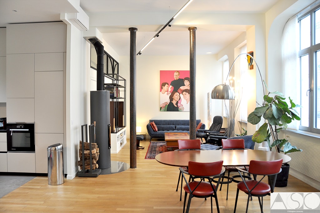 Après travaux — Rénovation totale d'un appartement parisien de 105 m²