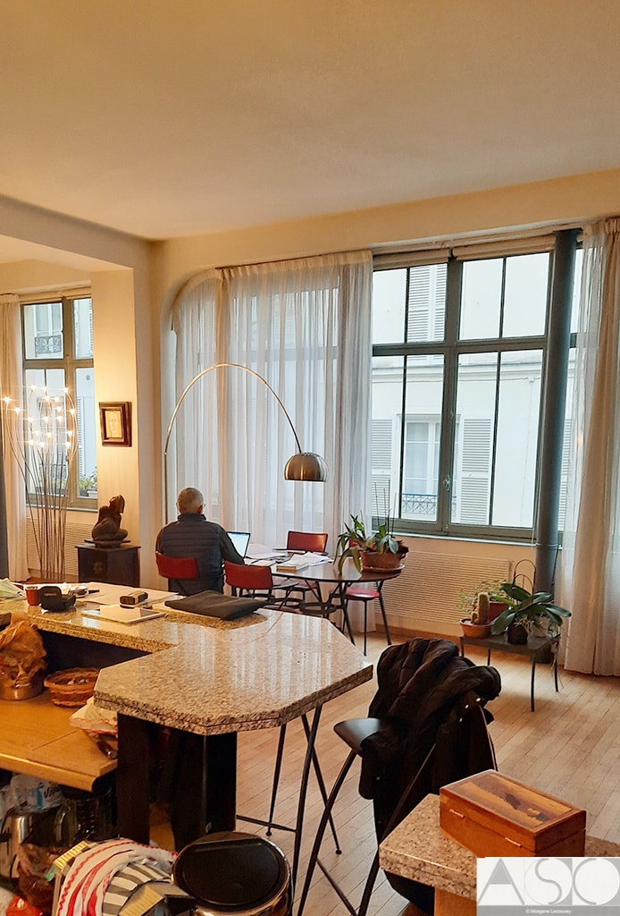Avant travaux — Rénovation totale d'un appartement parisien de 105 m²