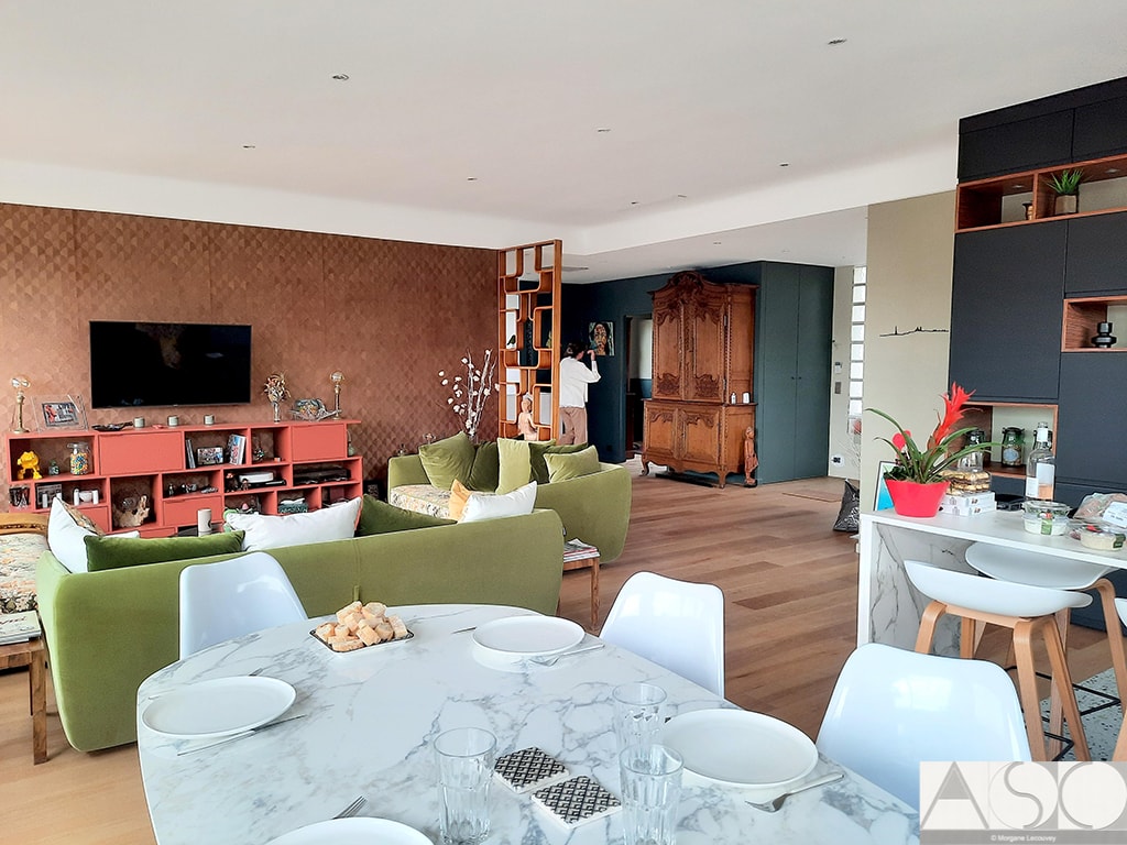 Après travaux — Extension, Surélévation et Rénovation d'une maison individuelle