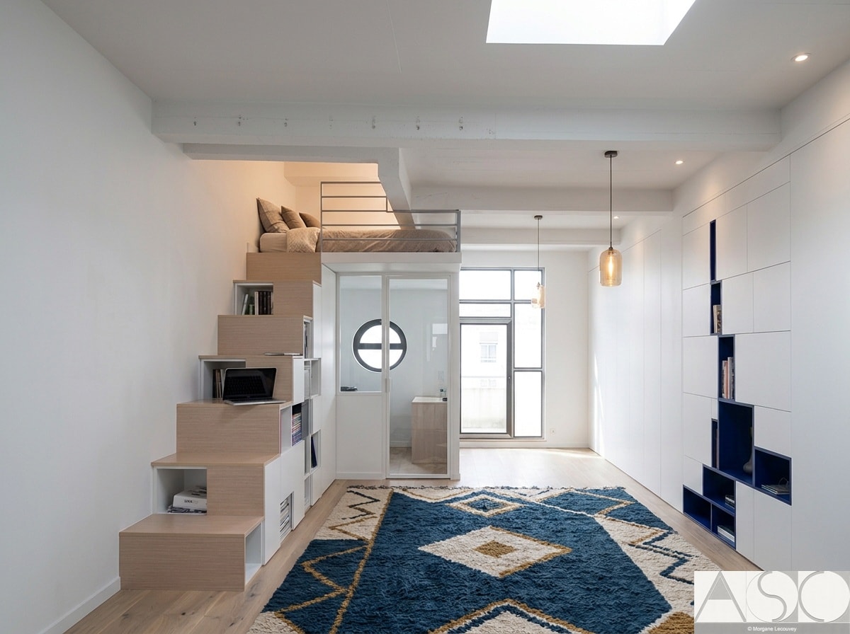 Après travaux — Réhabilitation et Rénovation d'un Loft