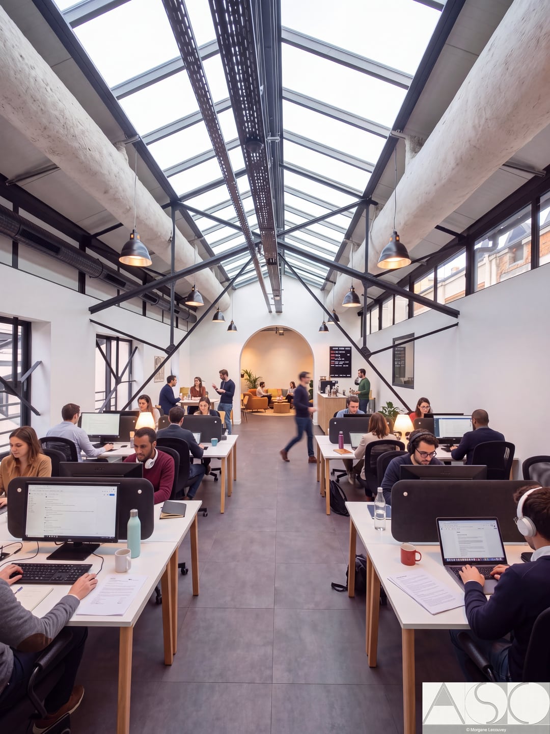 Après travaux — Rénovation & Isolation d'une Verrière de Coworking (Vue 5)