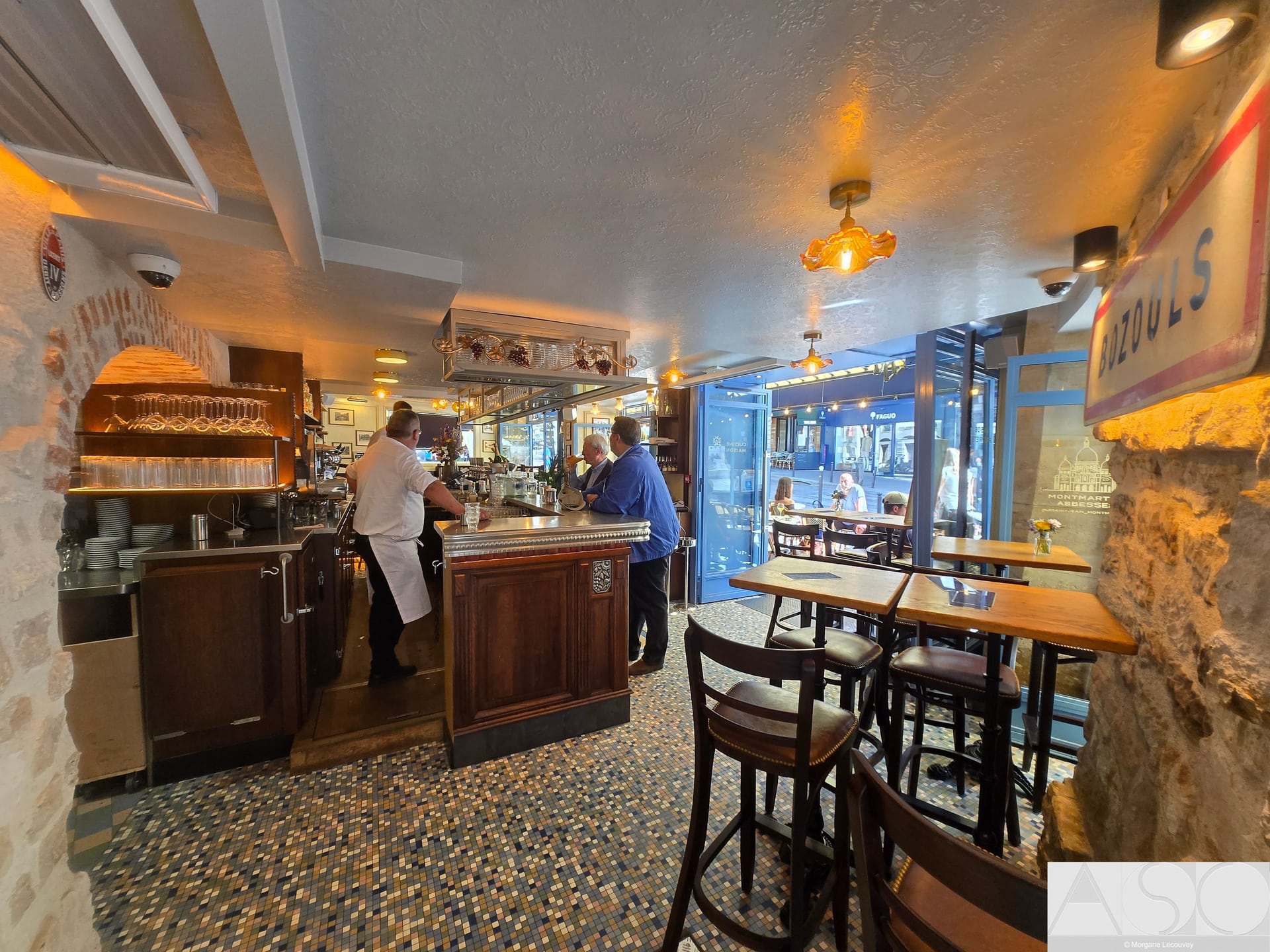 Après travaux — Rénovation d'une Brasserie Parisienne (Vue 1)