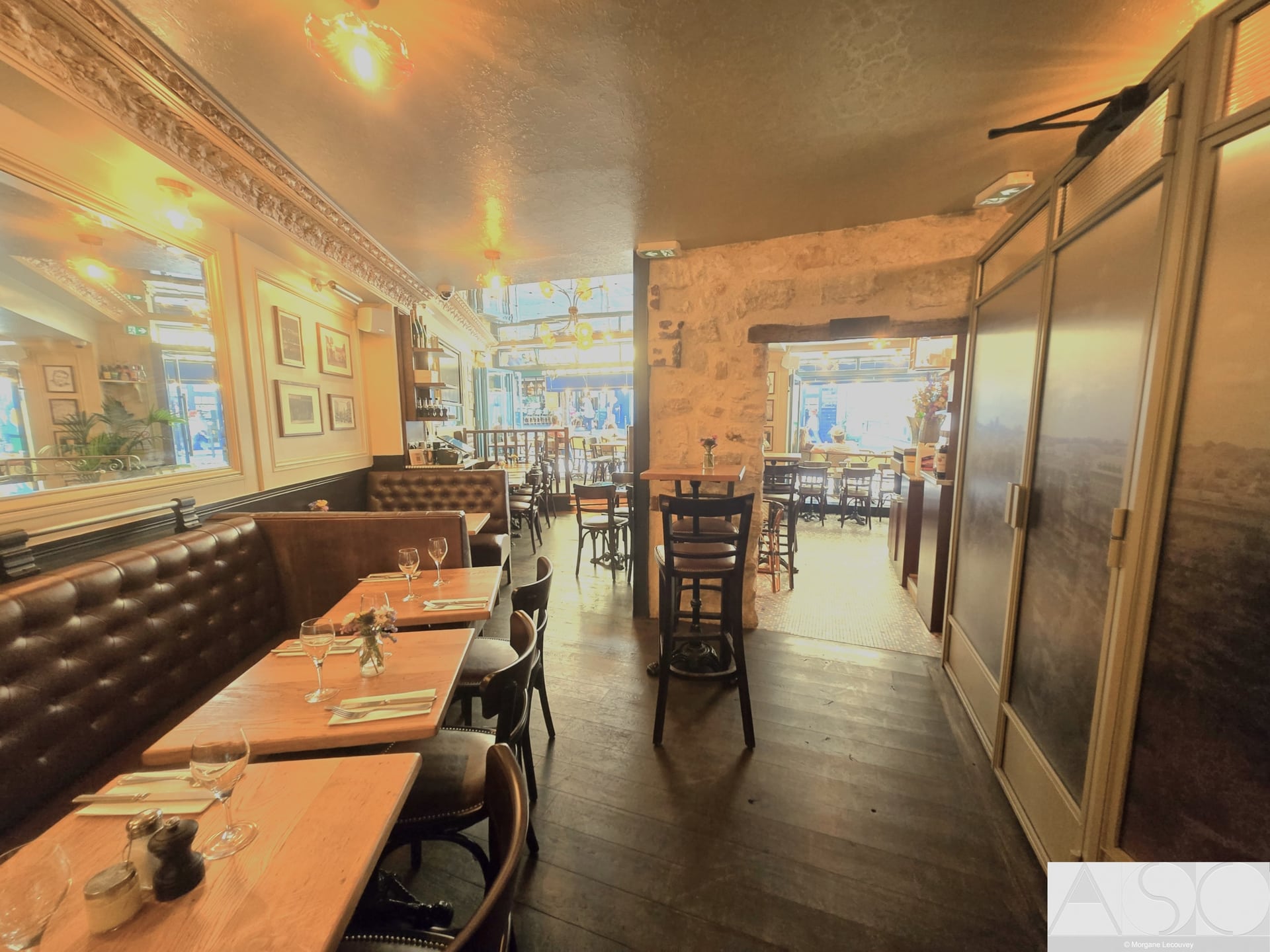 Après travaux — Rénovation d'une Brasserie Parisienne (Vue 8)
